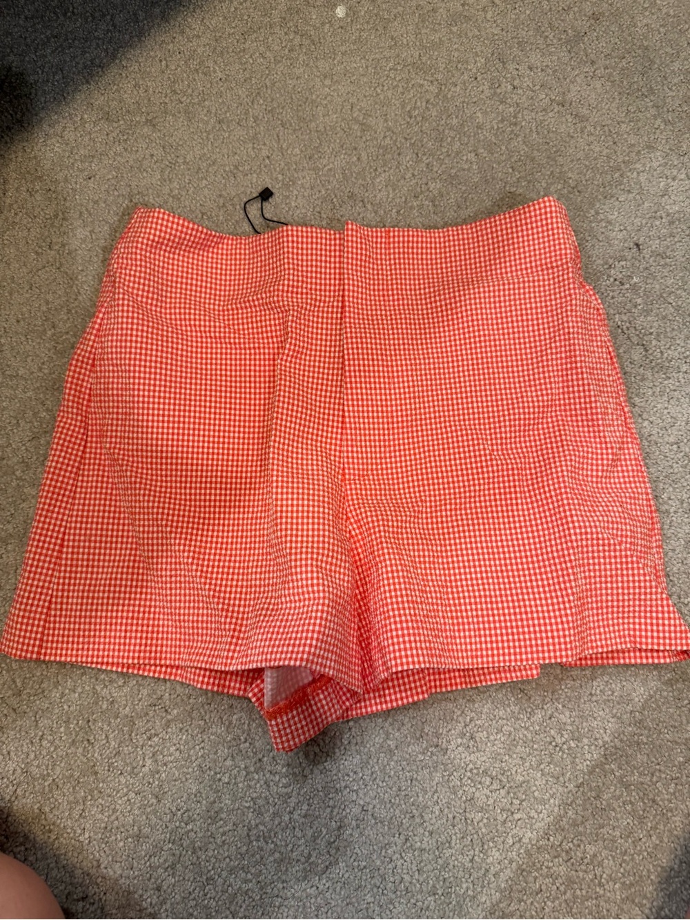 Zara gingham shorts, xs